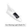 White Car Auto Shark Fin Antenna Style Warning Tail Lamp