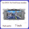 Touch screen 2 DIN with GPS Bluetooth RDS Radio 7 inch in dash Auto monitor car DVD player car PC For Ford Focus mondeo
