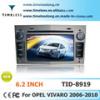 2 din dvd del coche para opel vivaro 2006-2010 con construido- en el gps, bt, de radio, tv, cim 6 momery, rds, el control del volante( la materia fecal tid- 8919)