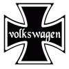 Volkswagen kereszt matrica