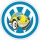 Volkswagen Bogr vw logo matrica kls