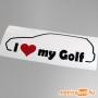 I love my Golf 4 matrica