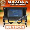 Witson Car DVD Player With GPS for Mazda 6 (W2-D796M)