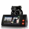 Sentinel Dupla kp kijelzs Auto kamera Blackbox DVR, 3 hvelykes rintkpernyvel GPS - 3D G-Sensoros