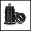 400pcslot 2100mah 2 Port 5V 2 1A Mini auto double Dual USB Car Charger adapter for iPhone 5 5s iPad Samsung s3s4s5