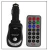J Fekete autós MP3 lejátszó FM TRANSMITTER SD MMC USB FLA bemenetekkel