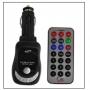 Új! Fekete autós MP3 lejátszó FM TRANSMITTER/SD/MMC/USB FLA bemenetekkel