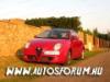 Hűtőmaszk és Alfa Romeo embléma