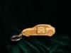Egyedi technológiával,kézzel készített nemesfa autós kulcstartó Citroen