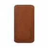 IPhone 5, iPhone 5S, Sony Xperia P Bugatti Skinny Leather Case - Glowing Coal