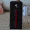 Ferrari Flip leather case for iphone 5 Black