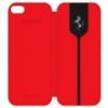 Ferrari iPhone 5 Flip cover br tok, Piros