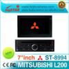 New 8inch car dvd for MITSUBISHI pajero sport with RDS
