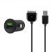 Belkin - Micro Car Charger adapter 2100 mAh + ChargeSync cable for iPhone/iPod/iPad (F8Z689cw)