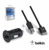 Belkin - Micro auts tlt 12V + iPhone USB kbel