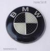 BMW Kormny Emblma 45mm Carbon Fekete